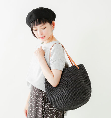 Le voyage en panie|ラフィアバケツかごバッグ”TAKALA” am279-ms