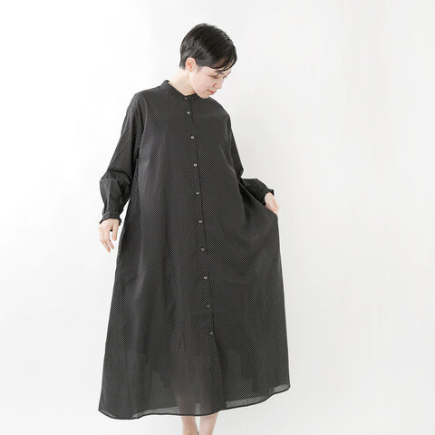 LUEUF|60sローンピンドットプリントコートワンピース“PIN DOT” s320514-mt