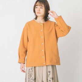 TUTIE.|コットンタンブラー起毛裏毛ジャケット アウター カーディガン PRE SALE