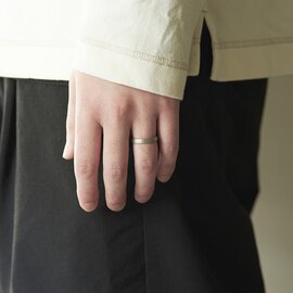 KARAFURU｜結婚指輪　透 -TOU- （平打ち PT950 ハードプラチナ）