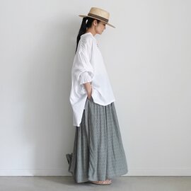 ichi｜Arabesque Pattern Gather Skirt