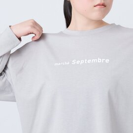 utilite|プレミアムゴールド天竺 PRINT Tshirt 「marché」
