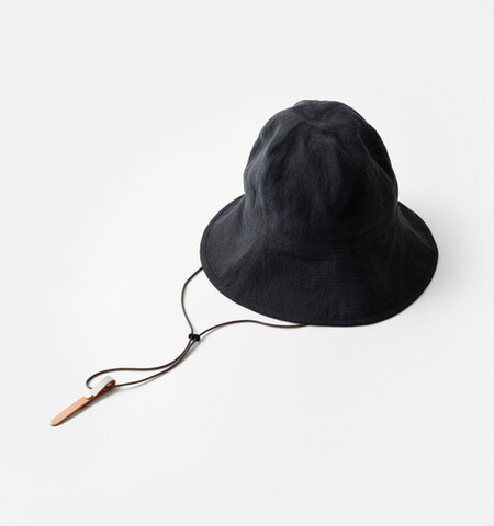 Nine Tailor｜リネン ハット “Canna Hat” n-1074-yo 帽子【2023ss先行受注】