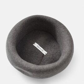 mature ha.｜ニットフェルトベレー帽“thin knit felt beret lamb” mkf-24012-mt