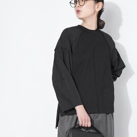 CYNICAL|【SALE 30%OFF】異素材切り替えバックファスナーカットソー トップス 長袖 612-95044