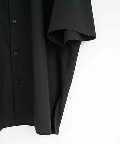 VU｜ヴウ stand collar dolman shirt  [BLACK］スタンドカラードルマンシャツ vu-s24-s06