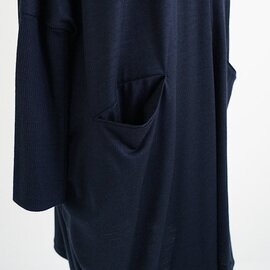 Mochi｜dolman long knit cardigan [navy]