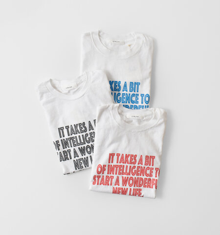 Le Melange|ウルトラコットン ラバープリント 長袖 Tシャツ 8551001-mn