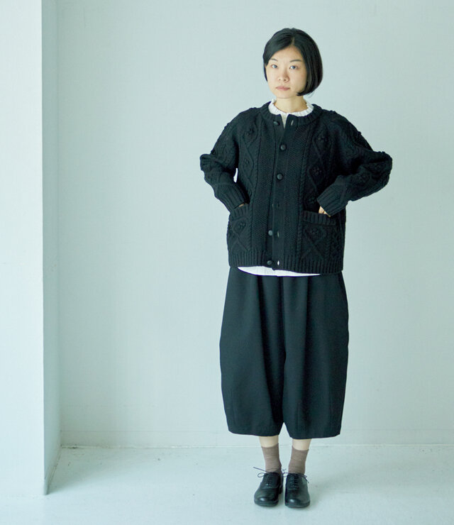モデル161cm 着用サイズ:0(BLACK)