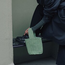 ONICA｜ウール リネン ニット コード バッグ “Knitted Code Bag” oni038