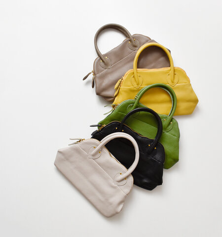 MARINE DAY|シュリンク カウレザー ハンドバッグ “MATILDA” matilda-nk