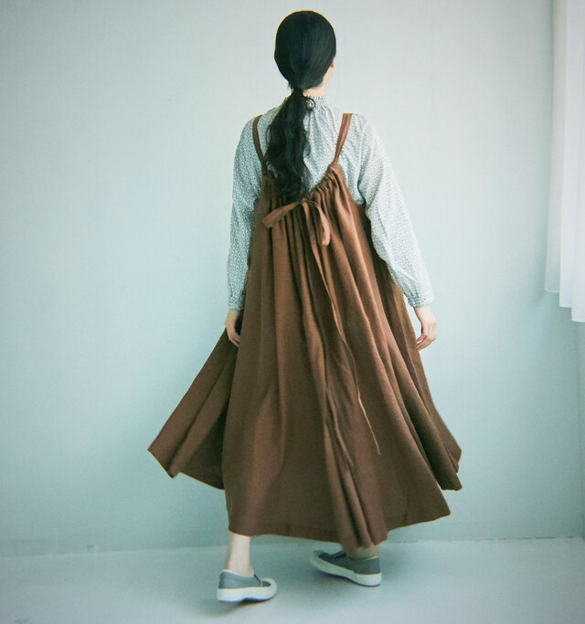 モデル165cm 着用サイズ:0(BROWN)