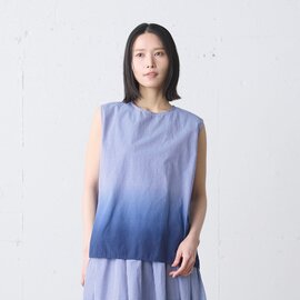 MidiUmi|gradation dye nosleeve shirt