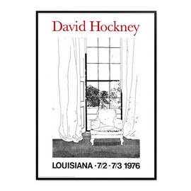 ルイジアナ近代美術館｜ポスター David Hockney's Graphic Works