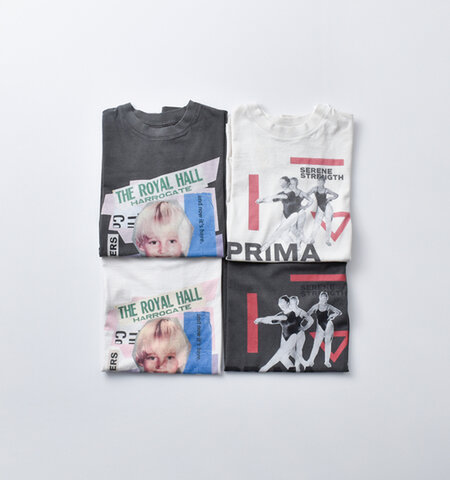 KURO|ラウンドシェイプ 半袖 プリント Tシャツ “ROUND SHAPE S/S TEE OTSUKA/PRIMA” 964154-65-kk