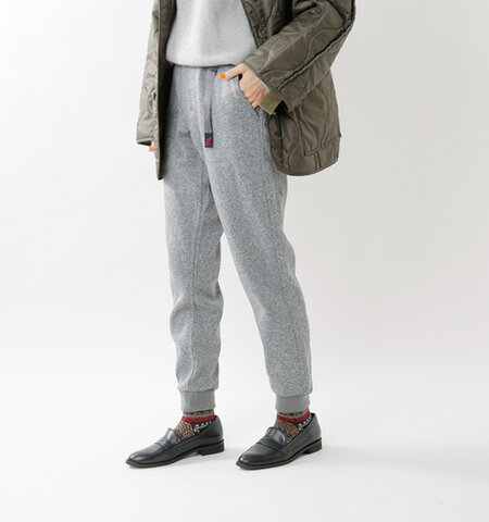 GRAMICCI|ボンディングニットフリースナロウリブパンツ gup-20f047-ma
