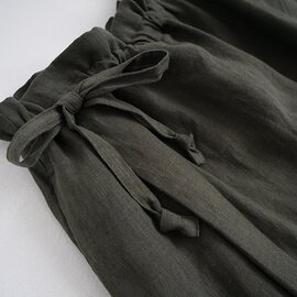 Mochi｜  wrap pants [ma22-pt-01/dark khaki] ラップパンツ