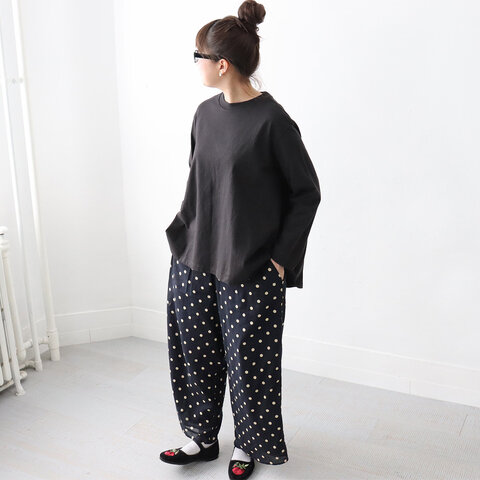 maillot|US Cotton Flair Long Tee 無地フレアーTee MAC-20227