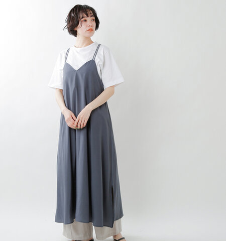 kelen|サテンダブルストラップドレスキャミソールワンピース“Finn” lkl21hop10-fn