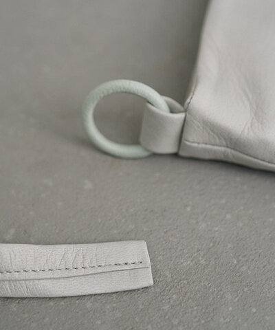 Mochi｜square shoulder bag [green grey]