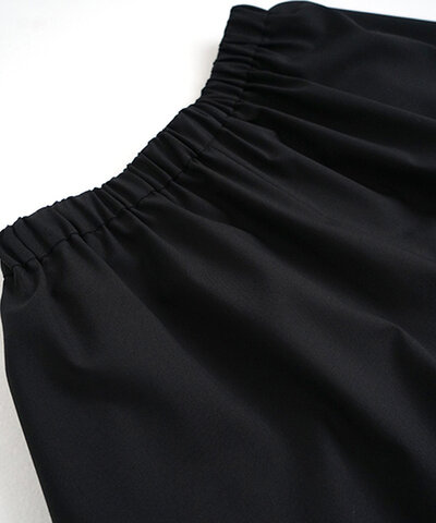Mochi｜ flare wide pants [ma23-pt-01/black] フレアーワイドパンツ