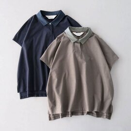 MidiUmi|ポロノースリーブプルオーバー【DM便発送可能】