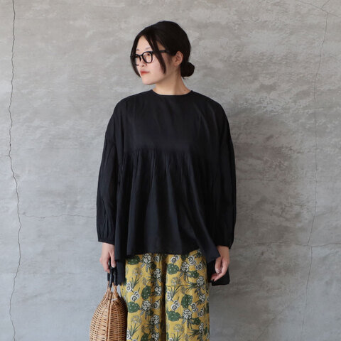 LILOU+LILY|80s VOILE WIDE BLOUSES