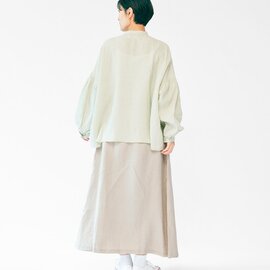 SETTO｜【新作23SS】リネンスナップシャツ