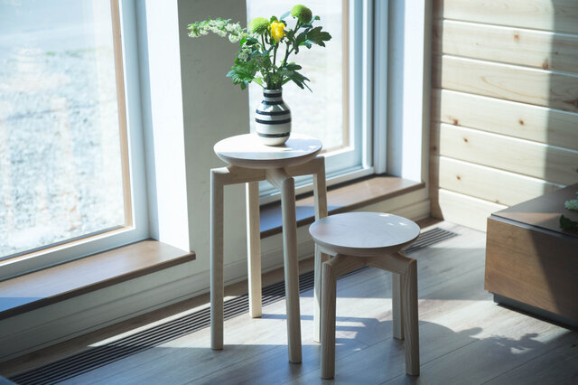 匠工芸|SUU別注 木のマッシュルームスツール