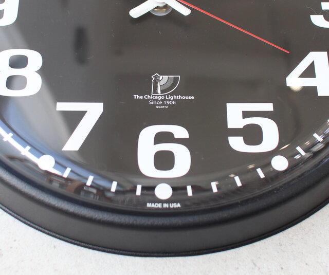 12.75" Wall Clock（BLACK）
※9.25" Wall Clock（BLACK）も同じロゴ
