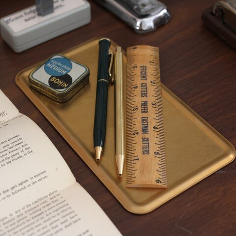 PICUS|BRASS 2WAY FLAT TRAY