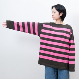 G.F.G.S.|限定ナバル / リラックス ボートネック / ボーダー カットソー 長袖シャツ