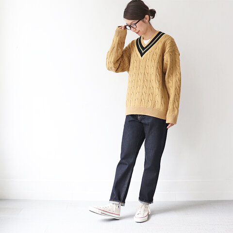 HATSKI|Regular Tapered Denim -One Wash