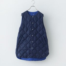 NATURAL LAUNDRY|リバーシブル ミドルダウンベスト | 7245V-080