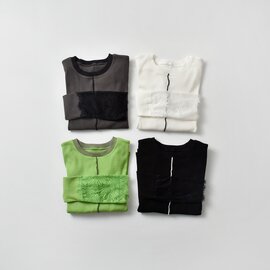 MARECHAL TERRE|レーススリーブ リブ インナー トップス zmt261ct760