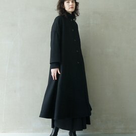 Mochi｜a-line coat [black]