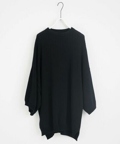 VU｜VU ヴウ knit pullover [BLACK] ニットプルオーバー vu-s24-k01