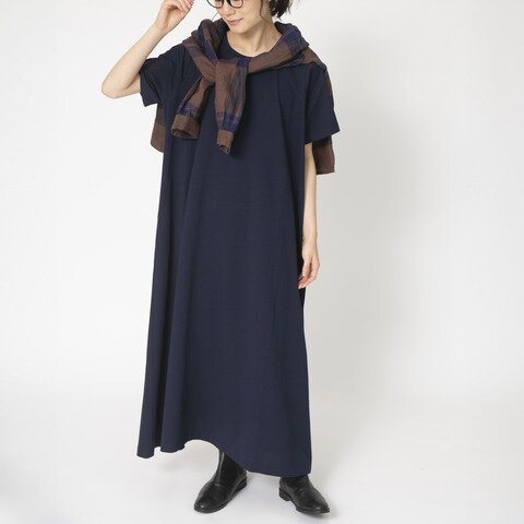 TUTIE.|接触冷感コットン天竺フレアワンピース PRE SALE