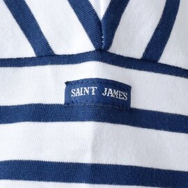 SAINT JAMES｜コットン ボートネック ドロップショルダー プルオーバー 16jcslouch20003-yh セントジェームス