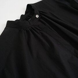 Mochi｜gather dress [ms22-op-06/black・]