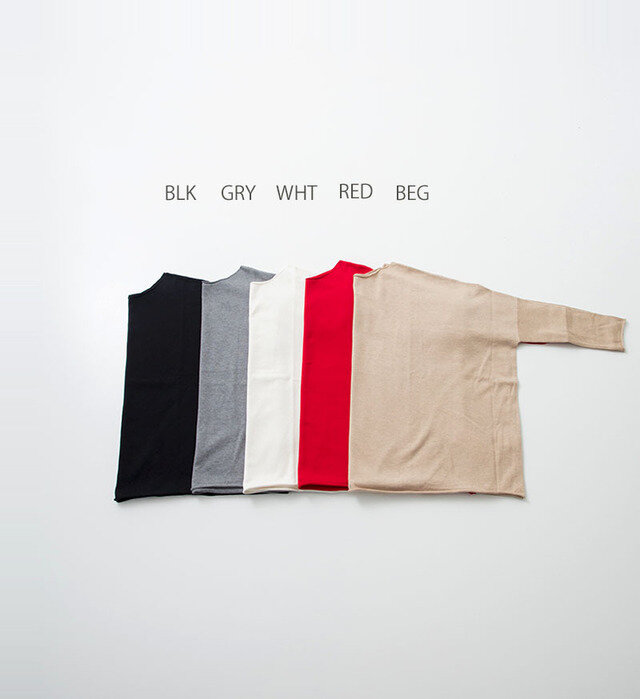 color : BLK , GRY , WHT , RED , BEG