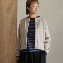 ORCIVAL|クルー ネック フリース カーディガン OR-C0378 EFC オーシバル オーチバル