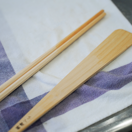 双葉商店｜イチョウの木の料理箸