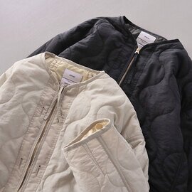 kha:ki|MIL QUILT ZIP UP JACKET