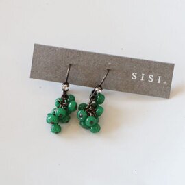 SISI|vintege bijou pierce green ピアス