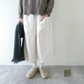 tumugu|ソリトリネン8分丈パンツ(TB20403)