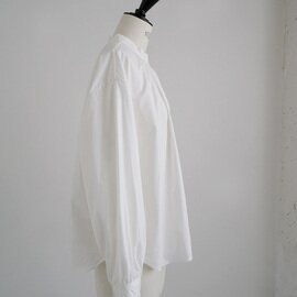 Mochi｜ cotton silk gather blouse [off white]