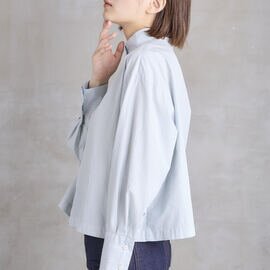SETTO × キナリノ｜【キナリノ別注】ストライプオッカケシャツ