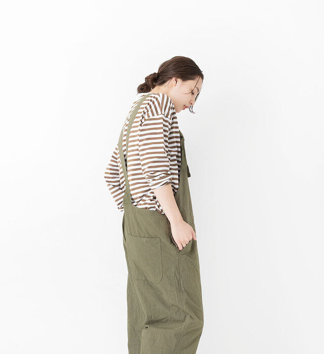 color : BROWN BORDER , model : 162cm