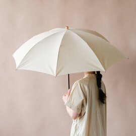 hatsutoki｜fog コットンリネン晴雨兼用傘|日傘 折畳み UVカット 防水加工 ｜ 母の日ギフト ｜ プレゼントに